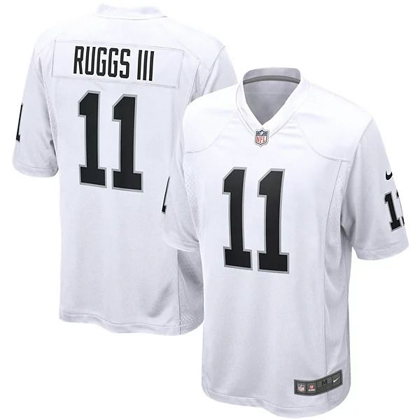 Men Oakland Raiders 11 Henry Ruggs III Nike White Game NFL Jersey